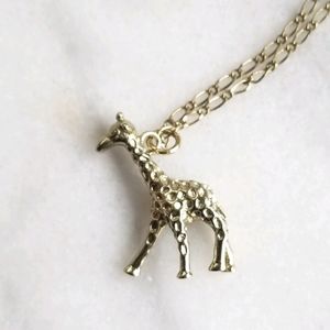 J crew giraffe necklace